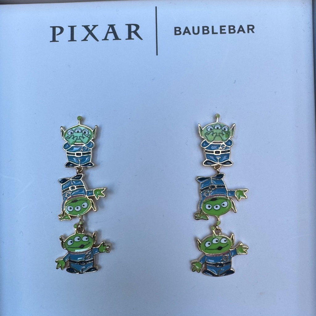 Nib Disney Pixar Baublebar Toy Story Aliens Earrings 20$